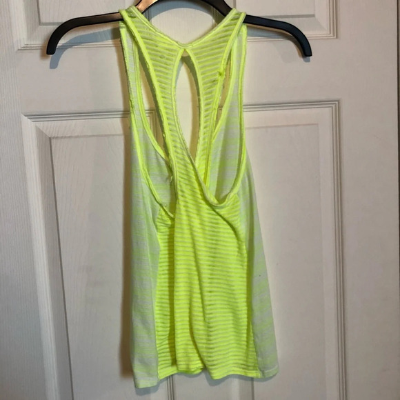 Aeropostale Neon Yellow Racerback Tank S - Picture 3 of 3
